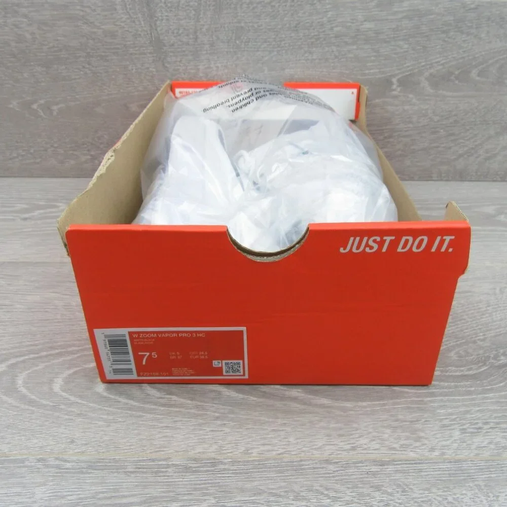 Nike Zoom Vapor Pro 3 HC White Tennis Shoes Womens Size 7.5 NEW FZ2158-101 - Picture 14 of 15